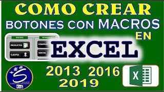 Como Crear botones con Macros en Excel Hipervínculos Facil y Rapido [upl. by Fabien330]