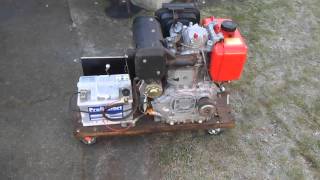 Dieselmotor Yanmar L90 Kaltstart 3 C° [upl. by Eddana]