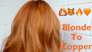 Blonde To Copper Red Hair [upl. by Elrae]