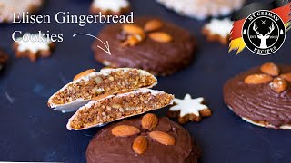 Elisen Gingerbread Cookies  Elisenlebkuchen  Germanys Best Gingerbread ✪ MyGermanRecipes [upl. by Lai]