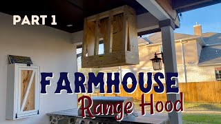 Farmhouse Range Hood Kit Install  From Archways amp Ceilings [upl. by Etnemelc]