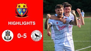 Caerleon 05 Cwmbrân Town  Gwent FA Senior cup  Quarter final highlights [upl. by Atin]