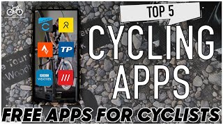 My Top 5 BEST FREE Cycling Apps [upl. by Anaoy112]