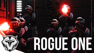 Star Wars Rogue One Ending scene  Darth Vaders rage [upl. by Akcira]