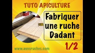 TUTO apiculture  fabrication dune ruche dadant 10 cadres en détail 12 wwwavosruchescom [upl. by Nah]