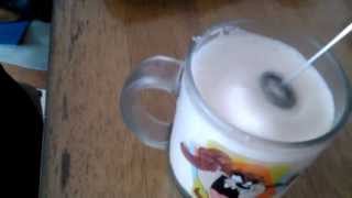 Aerolatte Review Frothing Cold Milk In Under 1 Minute [upl. by Soni]